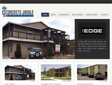 Tablet Screenshot of concretejungleproperties.com